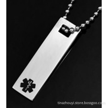 cool stainless teel dogtag pendant
